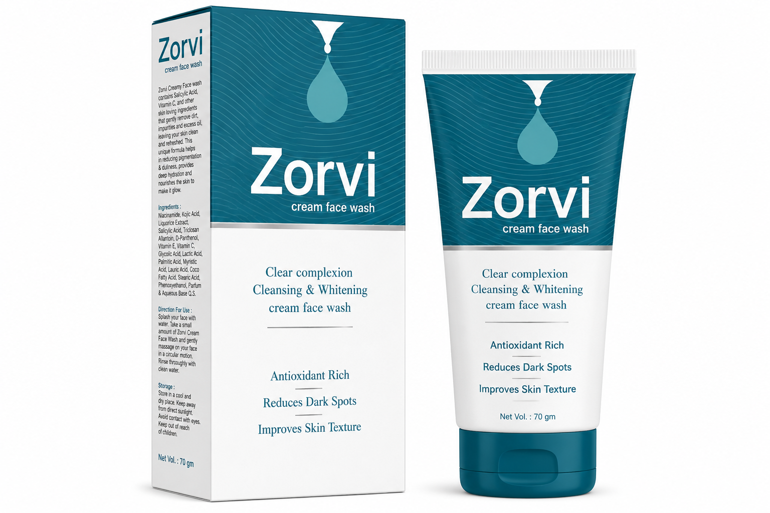 Zorvi Cream Face Wash
